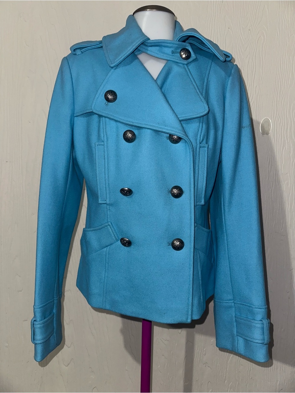 Millard Fillmore double-breasted short coat Medium